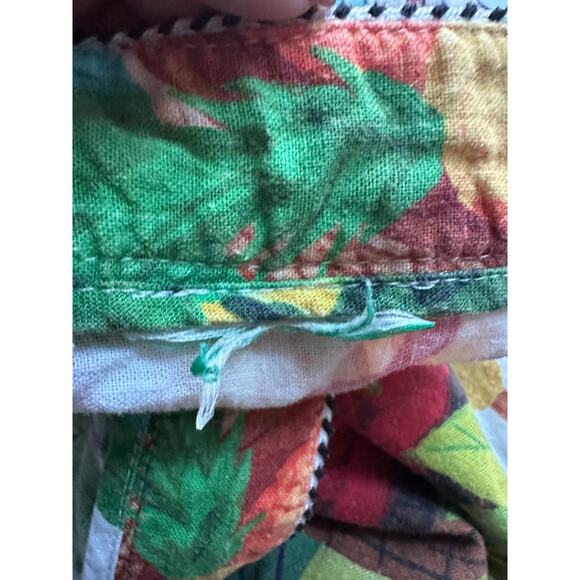 RARE Farm Rio Tropical Market Print Linen Blend Midi Skirt Size XS - Picture 4 of 4